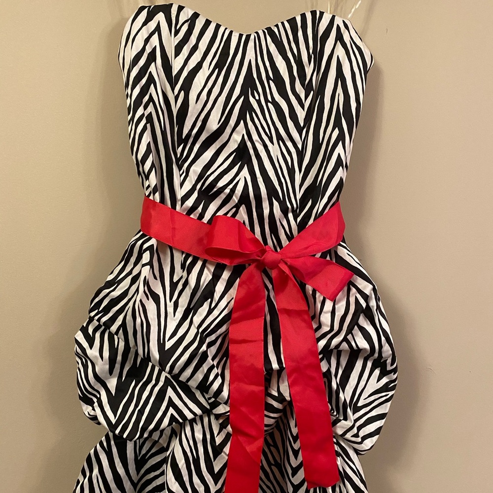 Wishes Wishes Wishes Zebra Formal Dress